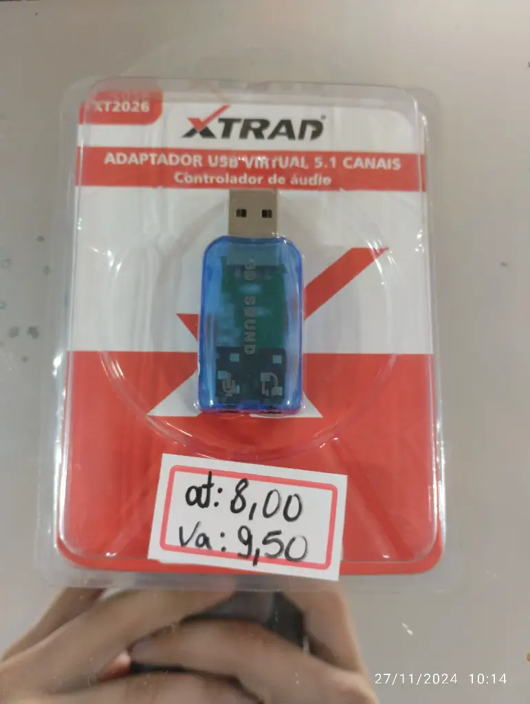 ADAPTADOR P2/P3 SOM 5.1 VIRTUAL XTRAD XT2026