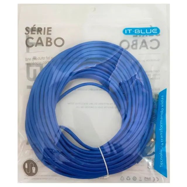 CABO DE REDE IT-BLUE 10M RJ45