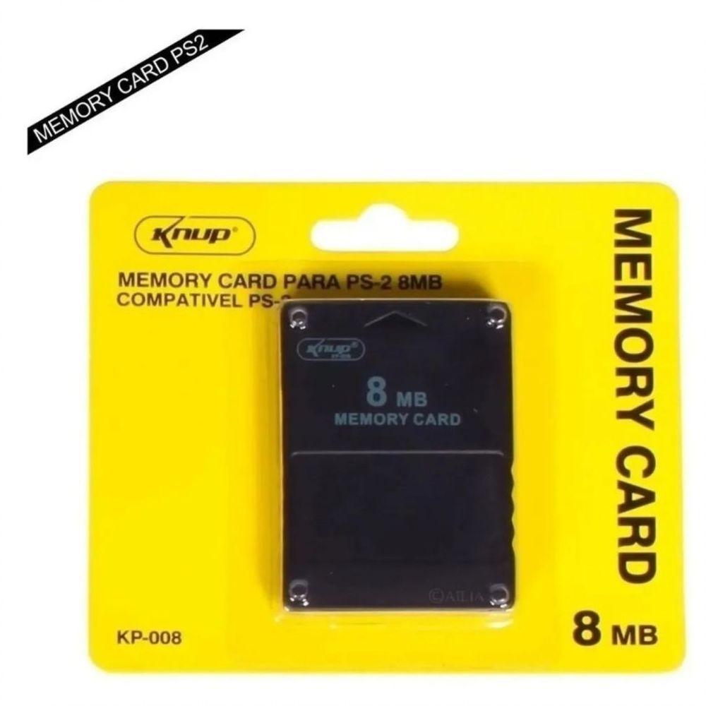 Memory Card 8Mb Kp-008 Para Playstation 2 Ps2 - Knup