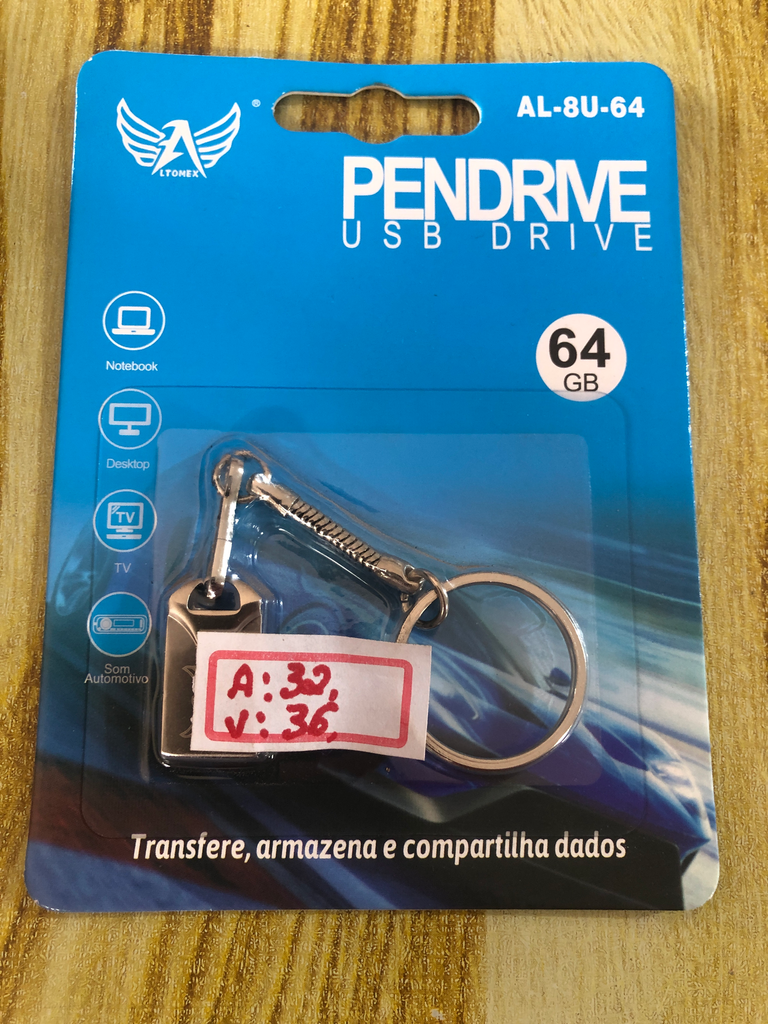 PENDRIVE 64GB ALTOMEX AL-8U-64