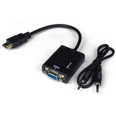 ADAPTADOR HDMI-VGA LEHMOX LEY-01