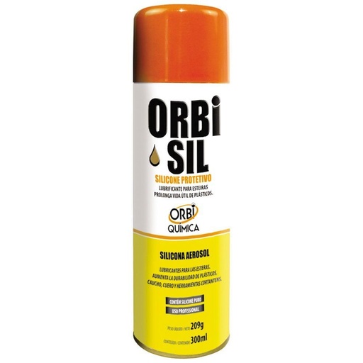 Silicone Protetivo Orbisil Spray 300ml/209g Orbi Quimica